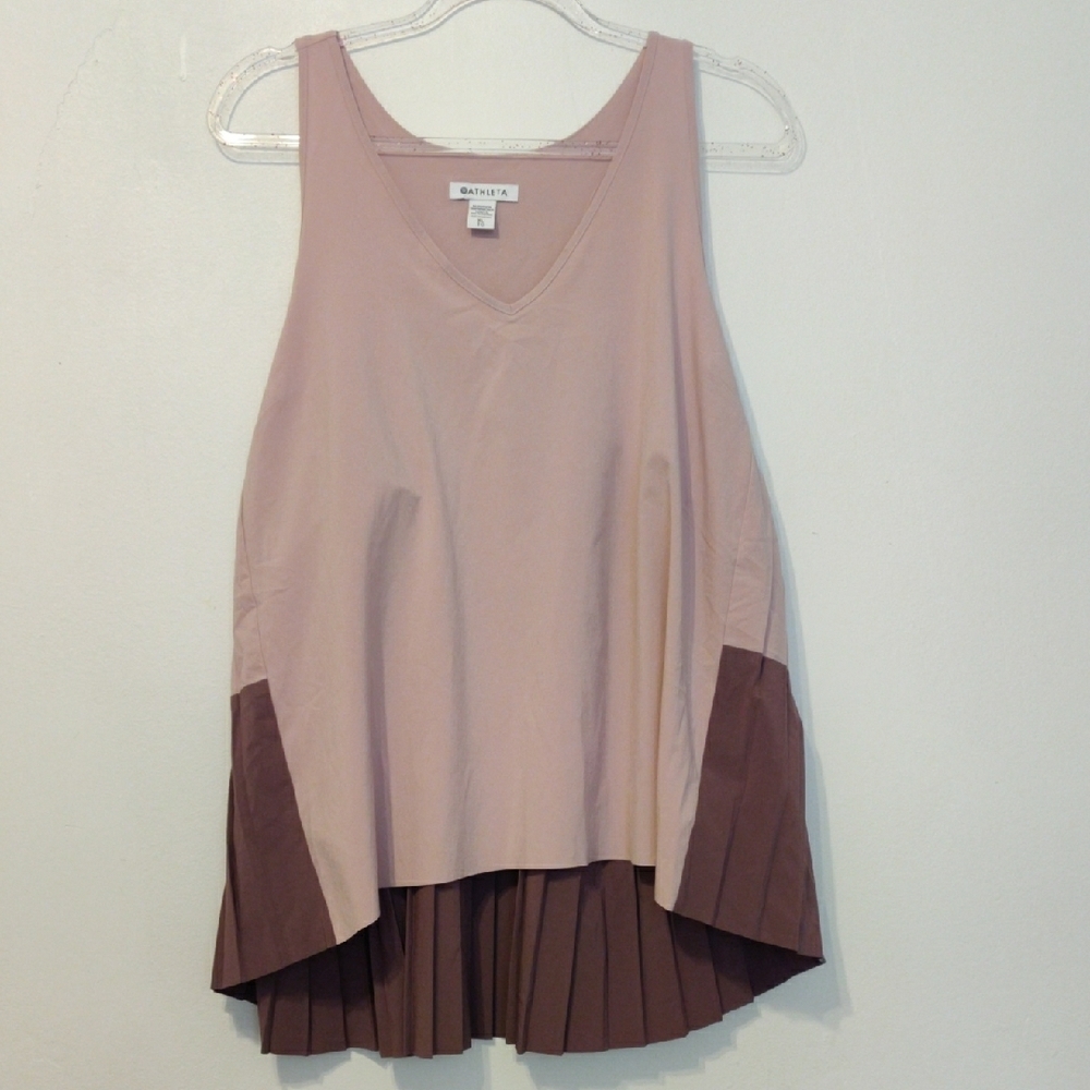 ATHLETA. Pink and Brown Women's Top